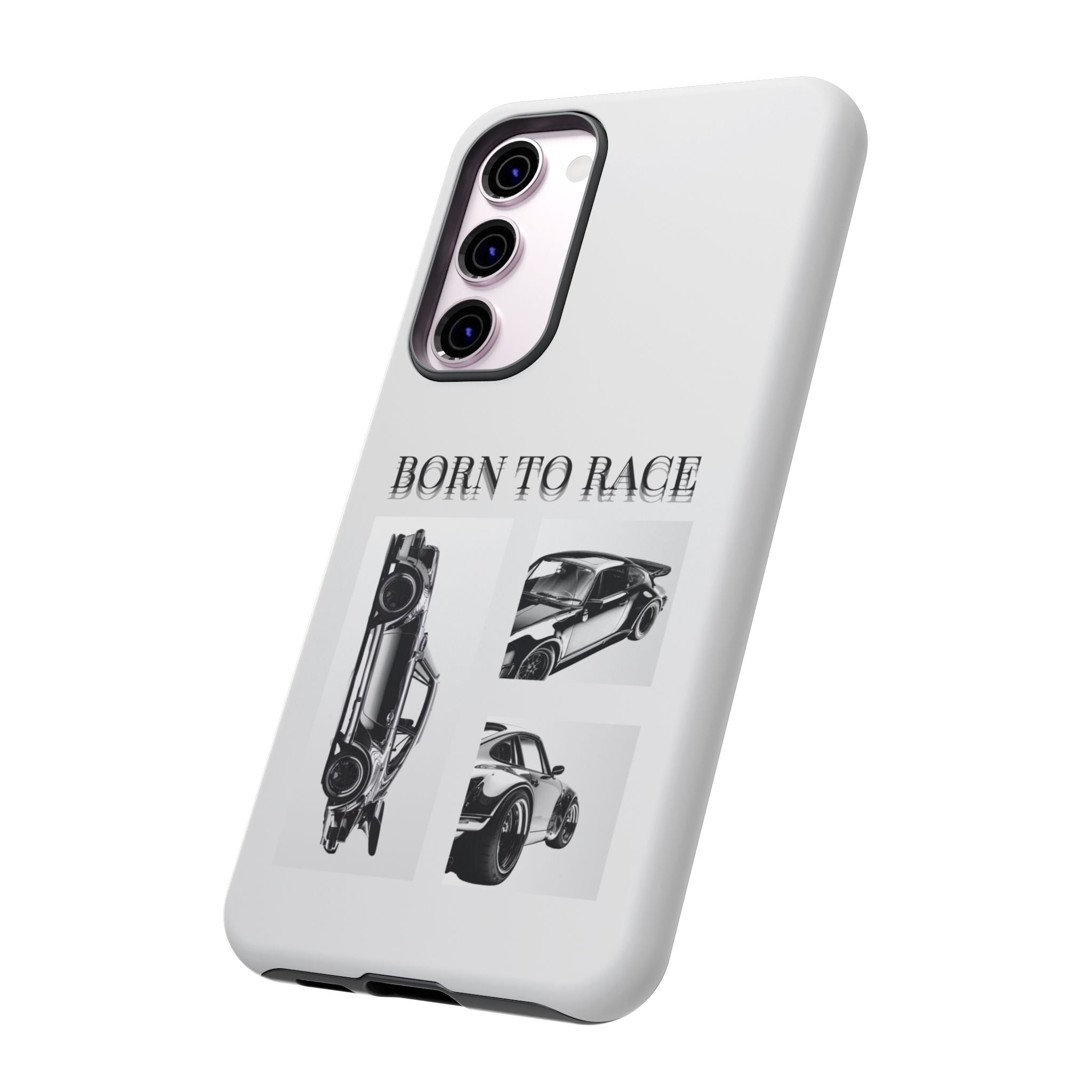Phone Case - "Born to Race" Vintage Car Racing Graphic