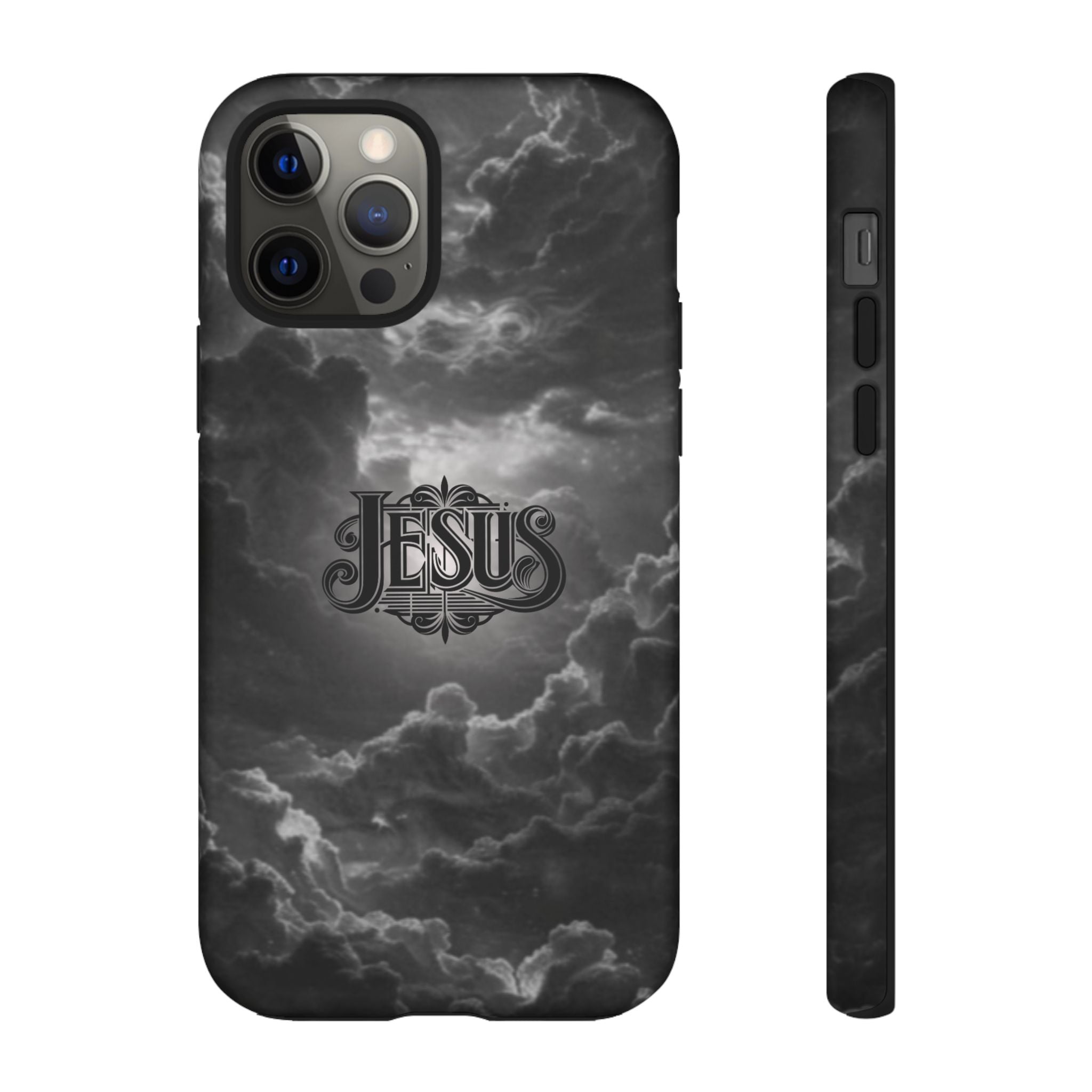 Jesus Cloud Phone Case – Christian Faith Protective iPhone Case